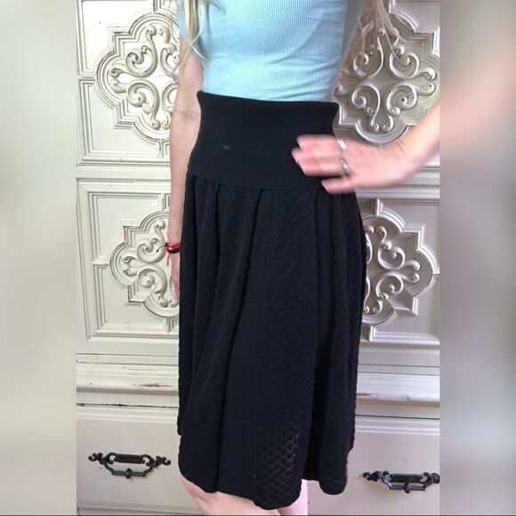 French connection Y2K black knitted cotton dress - Picture 2 of 8